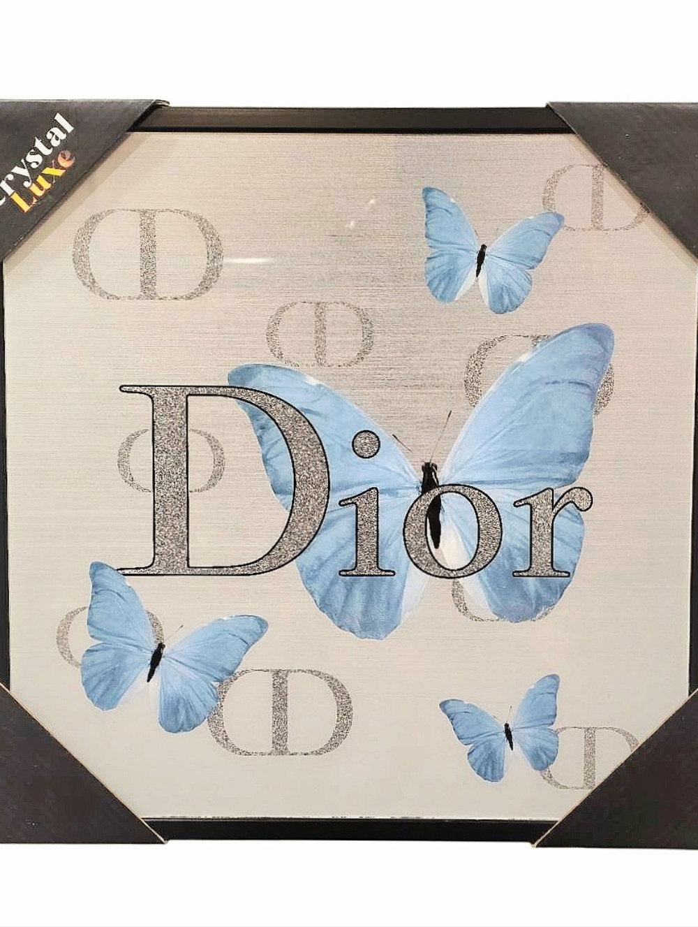 Crystal Luxe Dior Butterfly Wall Decor